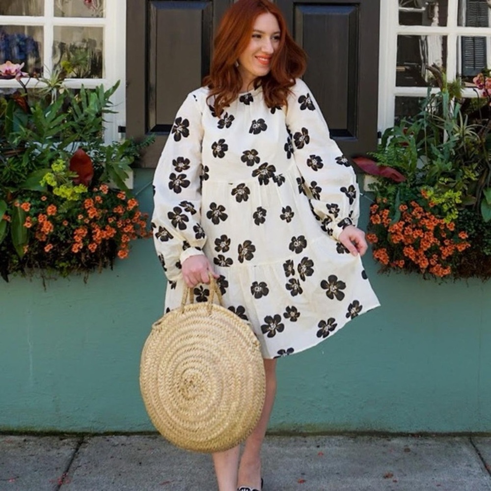 Who what wear baby doll floral dress